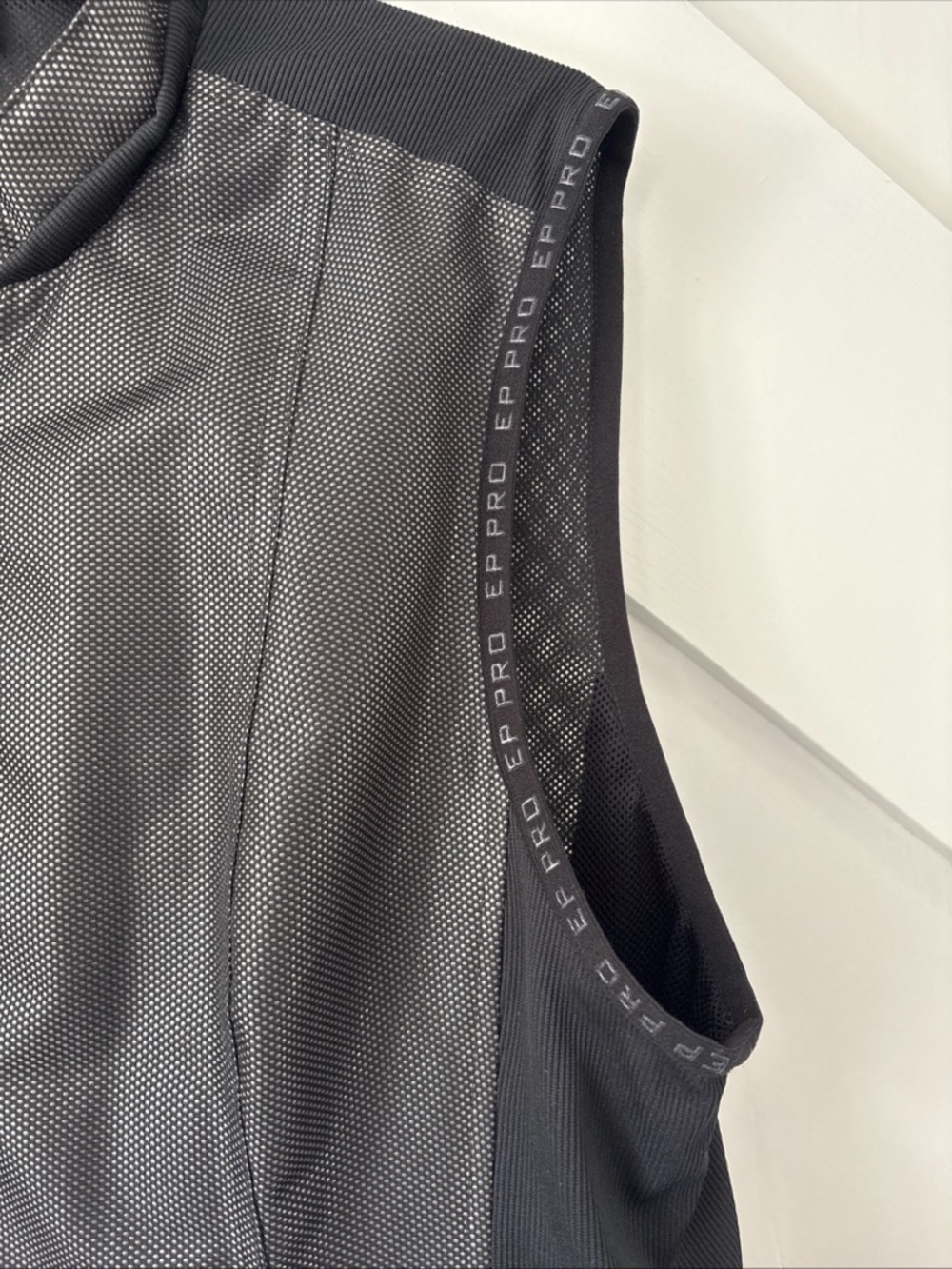 EP Pro Golf Vest Size XL Full Zip Mock Neck Sports Zip Pockets Black Active - Picture 5 of 16